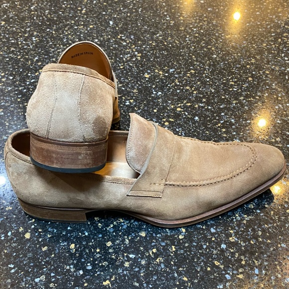 Magnanni suede calf loafer Size 10 main image 4